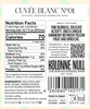 Kolonne Null Cuvée N°01 Sparkling bottle and glass — Germany dealcoholized sparkling wine, Zepeim importer