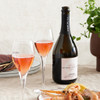 Copenhagen Sparkling Tea LYSERØD chilled in a champagne glass at a fine-dining restaurant — alcohol-free