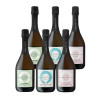 Copenhagen Sparkling Tea Intro Set — organic 0.0% non-alcoholic, mixed case of 6 (BLÅ, LYSERØD, LYSEGRØN)