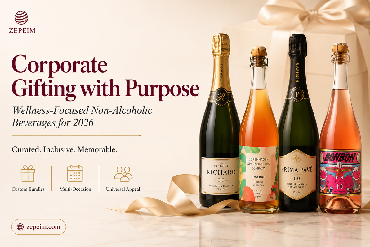 Corporate Gifting with Purpose: Wellness-Focused Non-Alcoholic Beverages & Precision Fulfillment