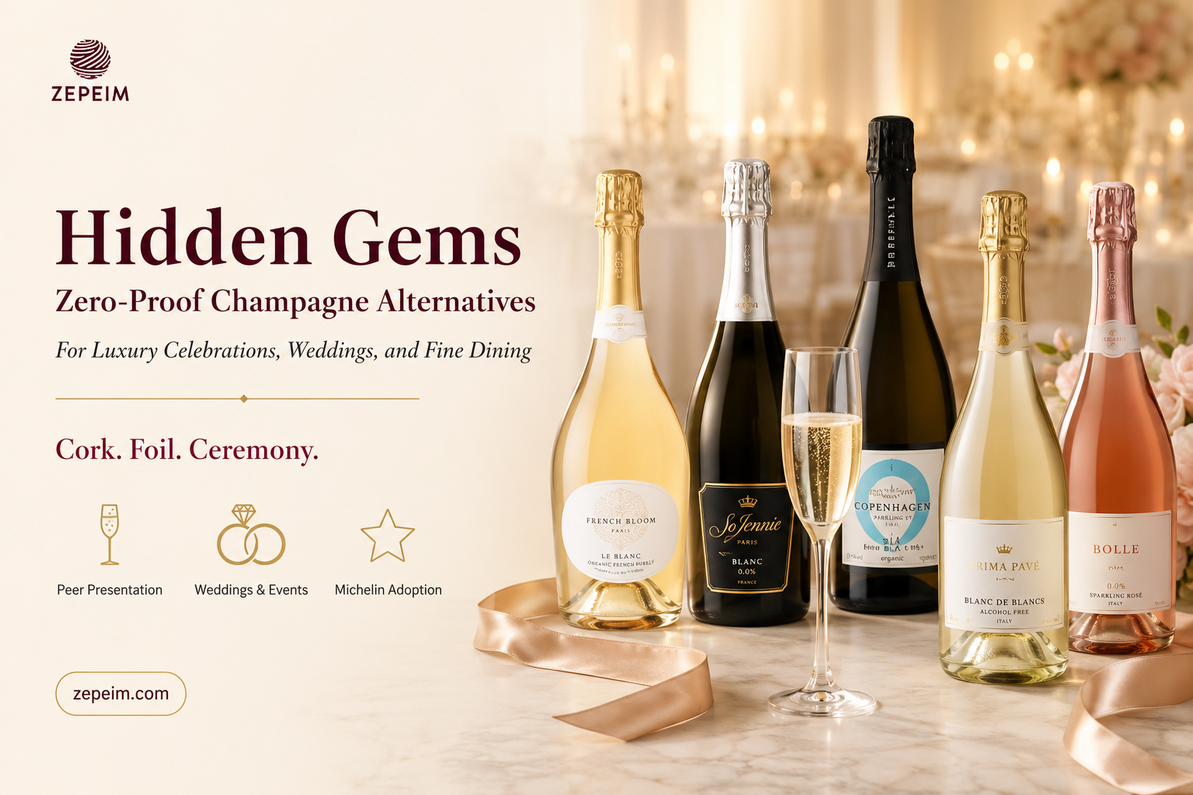 Hidden Gems: Zero-Proof Champagne Alternatives