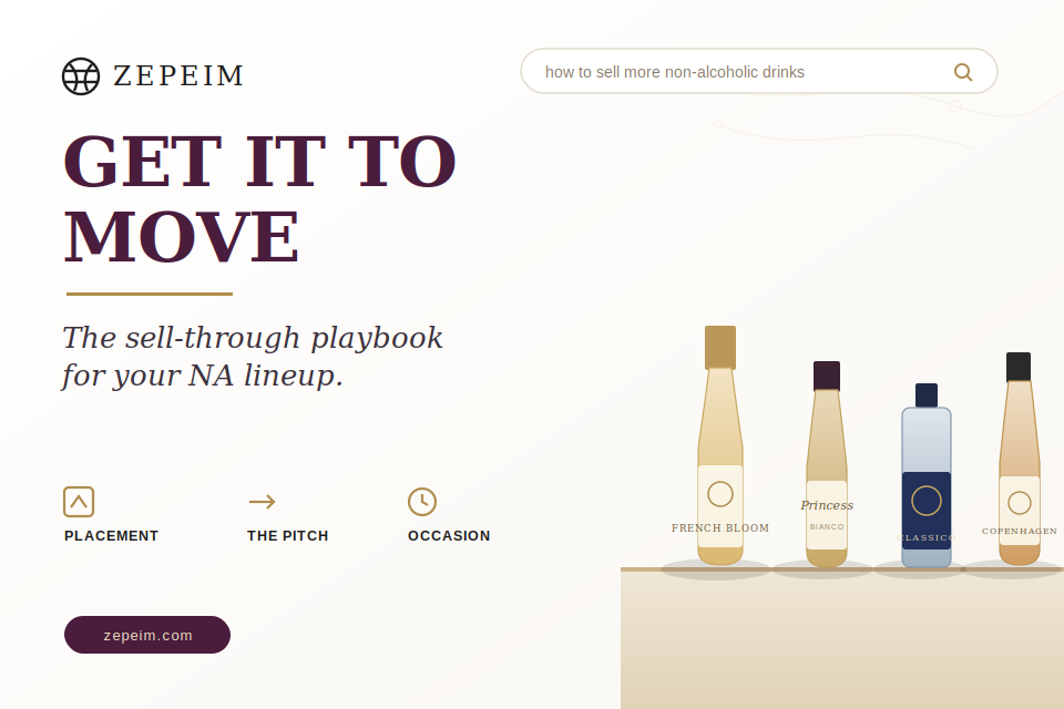 Stocking it was the easy part: how to sell through your non-alcoholic lineup