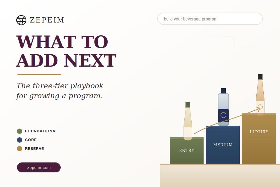 The Three-Tier Playbook: How to Grow a Non-Alcoholic Program