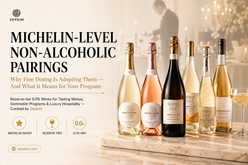 Why Michelin-Level Restaurants Are Adopting Non-Alcoholic Wine Pairings