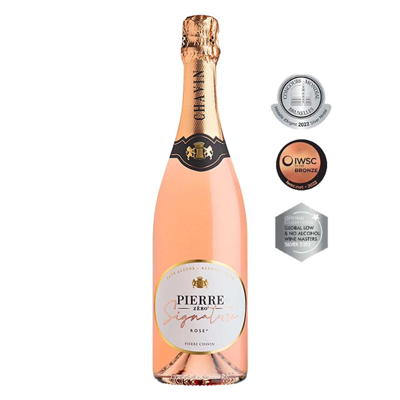 Pierre Zero Signature Rose Sparkling Non-Alcoholic Sparkling Wine