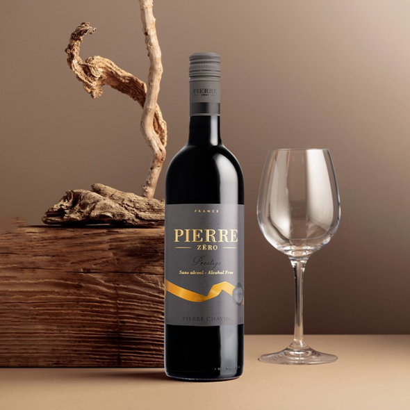 Pierre Zero Prestige Rouge Red Non-Alcoholic Red Wine (Case-6)