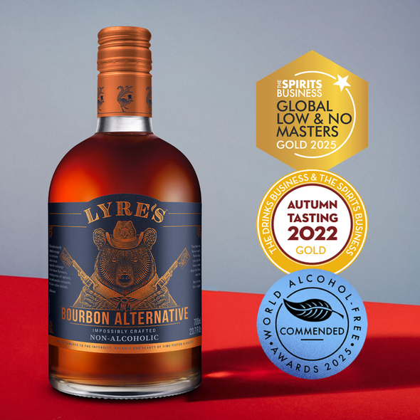 Lyre's American Malt Bourbon (Whiskey) Alternative (Case-6)