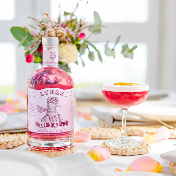Lyre's Pink London Non-Alcoholic Spirit Alternative ( Case-6)