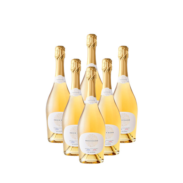 French Bloom Le Blanc non-alcoholic sparkling wine bottle
