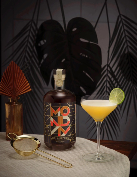 Monday Rum non-alcoholic rum bottle
