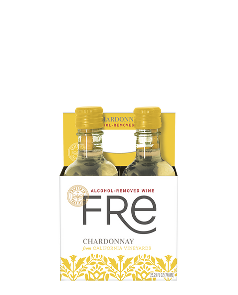 Sutter Home FRE Chardonnay 187ml non-alcoholic white wine bottle