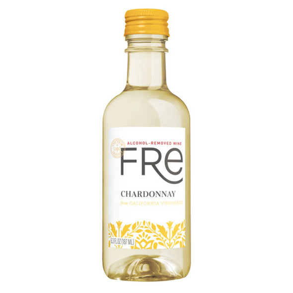 Sutter Home FRE Chardonnay 187ml under 0.5% non-alcoholic white wine, case of 24 — wholesale