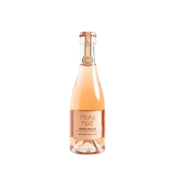 Prima Pave Rose Dolce Demi-Sec Alcohol Free Sparkling 200ml (Case-24)