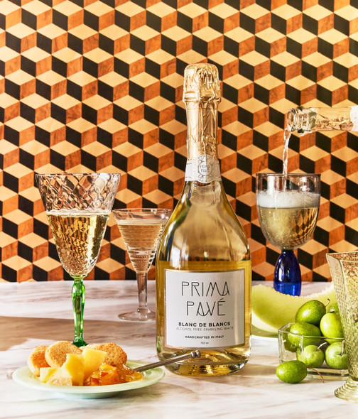 Blanc de Blancs Prima Pave Alcohol Free Sparkling 200ml (Case-24)