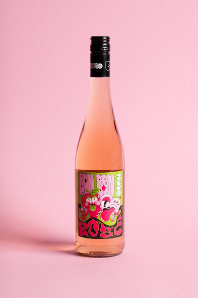 BONBON Zero Rosé non-alcoholic rosé wine bottle