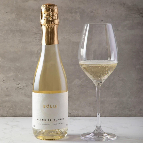 BOLLE Blanc de Blancs 375ml non-alcoholic sparkling wine bottle