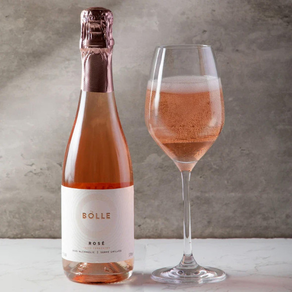 BOLLE Sparkling Rosé 375ml non-alcoholic sparkling rosé bottle