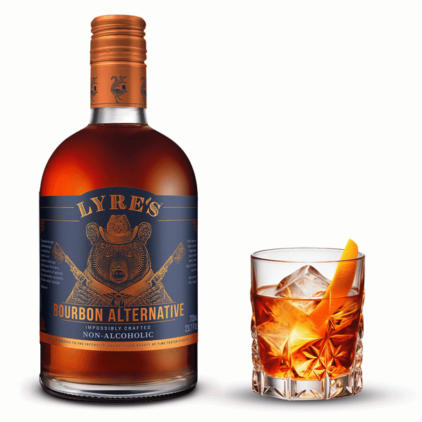 Lyre's American Malt Bourbon (Whiskey) Alternative (Case-6)
