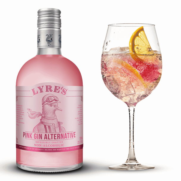 Lyre's Pink London Pink Gin Alternative (Case-6)