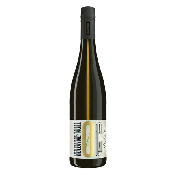 Kolonne Null Verdejo bottle — <0.5% (dealcoholized) dealcoholized still white wine, 750ml bottle, by Zepeim USA