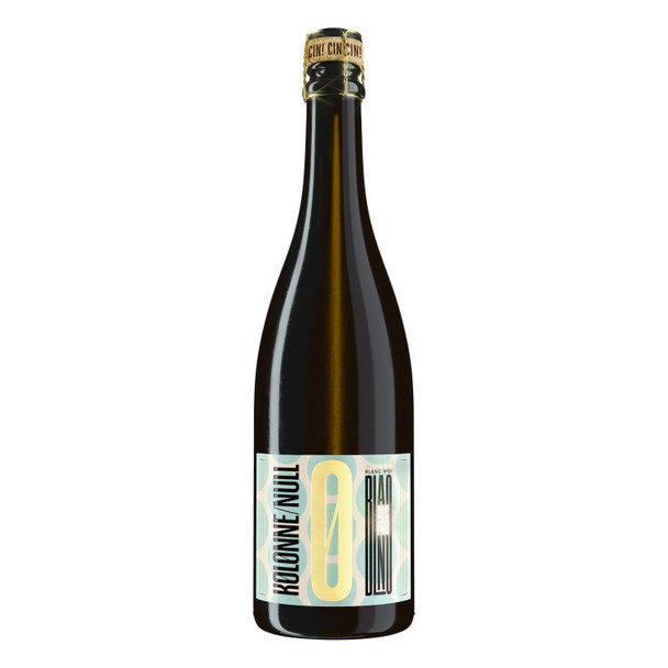 Kolonne Null Cuvée N°01 Sparkling bottle — <0.5% (dealcoholized) dealcoholized sparkling wine, 750ml bottle, by Zepeim USA