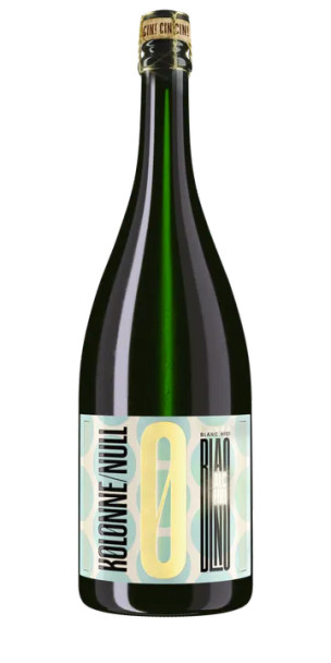 Kolonne Null Cuvée N°01 Sparkling bottle — <0.5% (dealcoholized) dealcoholized sparkling wine, 1.5L magnum, by Zepeim USA