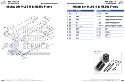 Mighty Lift ML55-II & ML55L Frame