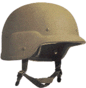 (also called the K-Pot) is made of and has been in use since 1983. The Kevlar helmet, provides ballistic protection for the head from fragmenting munitions and handgun bullets.  Comes with a strap suspension system inside the helmet and two-point chin strap.  Can be upgraded with a four point chinstrap and pad suspension system.  Primary users: being phased out, with the only two remaining helmets in military service being the Army-style ACH/MICH and the Marine LWH. An occasional National Guard or Reserve individual may wind up in-country with the older PASGT, but that likelihood is diminishing rapidly.
All helmets are in good condition and are sold for nostalgia purposes only!   (also called the K-Pot) is made of and has been in use since 1983. The Kevlar helmet, provides ballistic protection for the head from fragmenting munitions and handgun bullets.  Comes with a strap suspension system inside the helmet and two-point chin strap.  Can be upgraded with a four point chinstrap and pad suspension system.  Primary users: being phased out, with the only two remaining helmets in military service being the Army-style ACH/MICH and the Marine LWH. An occasional National Guard or Reserve individual may wind up in-country with the older PASGT, but that likelihood is diminishing rapidly.
All helmets are in good condition and are sold for nostalgia purposes only!
