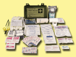 High impact olive drab polystyrene case with moisture resistant gasket
Case measures 7 1/2" x 4 1/2" x 2 3/4"
Contains over 60 top quality first aid items High impact olive drab polystyrene case with moisture resistant gasket
Case measures 7 1/2" x 4 1/2" x 2 3/4"
Contains over 60 top quality first aid items