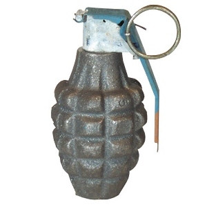 This is surplus inert Grenade, which is also known as Practice or Dummy Grenade. The fuse type is the blue M228. This is surplus inert Grenade, which is also known as Practice or Dummy Grenade. The fuse type is the blue M228.