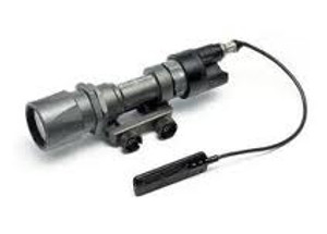 SureFire flashlights are known around the world as the lighting system for any and every tactical scenario. In 1969 their original product line consisted of laser sighting systems for firearms. After many years of intense research and development, the SureFire Weapon Light was born and low light law enforcement & military operations changed forever. SureFire then went on to establish themselves as the leading manufacturer of rugged, powerful and compact illumination tools for tactical applications; from weapon-mounted lights and laser sights, shield lights, baton lights & hand-held lights powerful and bright enough to qualify as force-multiplier tools that could temporarily blind, unbalance, and disorient a threat.
The M951 Kit01 Millennium Universal WeaponLight is designed for Mil-Std 1913 Picatinny rail interface equipped shoulder-fired weapons. The included thumbscrew mount ensures quick attachment or removal during high stress conditions. SureFire flashlights are known around the world as the lighting system for any and every tactical scenario. In 1969 their original product line consisted of laser sighting systems for firearms. After many years of intense research and development, the SureFire Weapon Light was born and low light law enforcement & military operations changed forever. SureFire then went on to establish themselves as the leading manufacturer of rugged, powerful and compact illumination tools for tactical applications; from weapon-mounted lights and laser sights, shield lights, baton lights & hand-held lights powerful and bright enough to qualify as force-multiplier tools that could temporarily blind, unbalance, and disorient a threat.
The M951 Kit01 Millennium Universal WeaponLight is designed for Mil-Std 1913 Picatinny rail interface equipped shoulder-fired weapons. The included thumbscrew mount ensures quick attachment or removal during high stress conditions.