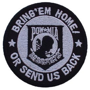 All patches are embroidered and can be sew-on or ironed-on. Approx. 3" in size.