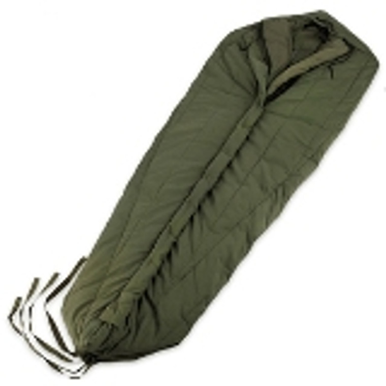 The Military Genuine G.I. Extreme Cold Weather Sleeping Bags are Genuine U.S issue Sleeping Bags that are made with a durable tough nylon cotton shell with a full front heavy duty zipper closure with a storm flap snap closure. These bags are ideal for real extreme cold weather conditions.Rated for 0 degrees and lower, Approx. Size: 86" x 32". Available in Used Surplus Condition

 

The Military Genuine G.I. intermediate cold bag can keep you warm down to 10 degrees Farenheit with proper clothing. THIS PRODUCT IS USED. Will fit a 6'2 person, and weighs 8 lbs. When rolled it measures approx 21" x 12". All of our used sleeping bags' zippers, liners, shells are carefully inspected and are in good condition, but they are USED and some look more USED than others