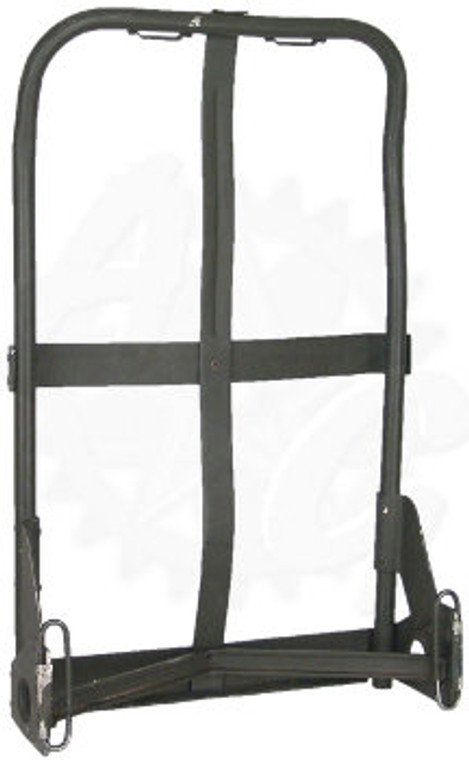 The ALICE Field Pack Frame is used as a mount for ALICE Field Packs. Constructed of durable and lightweight aluminum, they may be olive drab or grey in color (some may be painted). Optional for Medium ALICE Field Packs, required for Large ALICE Field Packs. This listing is for the bare frames only.