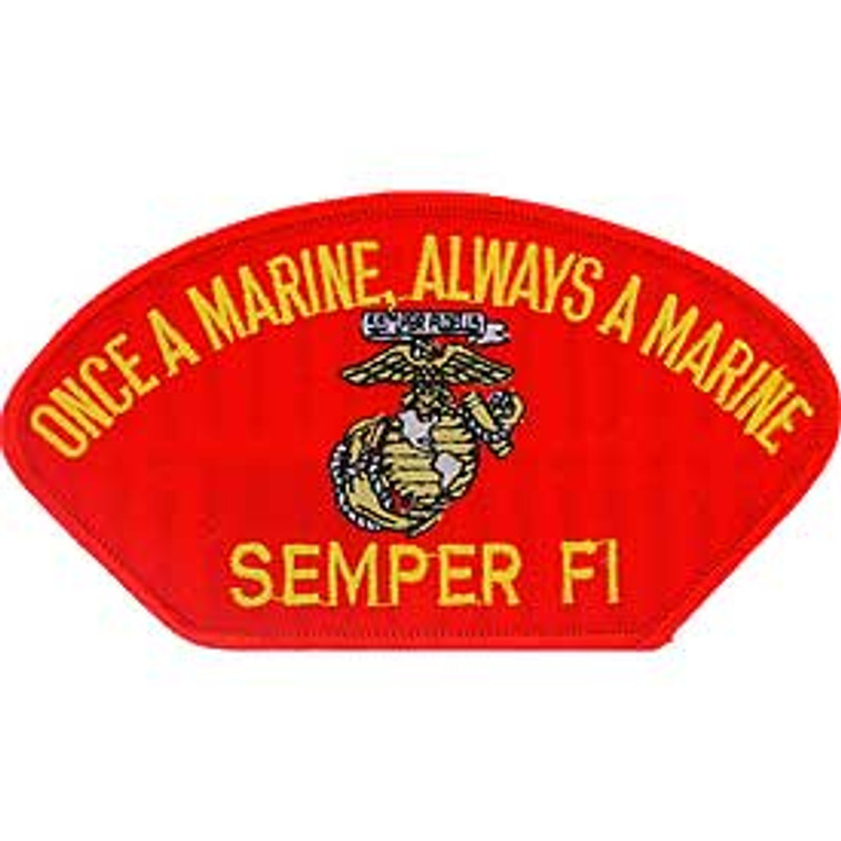 All hat patches are embroidered and can be sew-on or ironed-on. Approx. 3"x 5-1/4" in size.