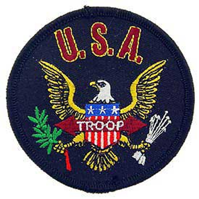 All patches are embroidered and can be sew-on or ironed-on. Approx. 3" in size.