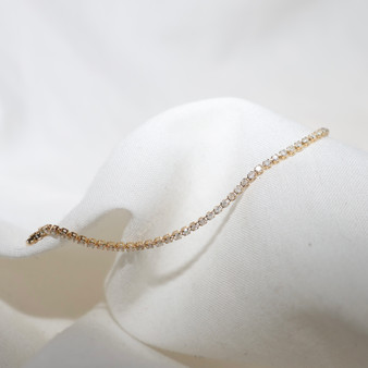 Mimi 18k Gold 1.2ct Diamond Tennis Bracelet