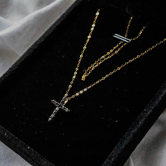 Cross 18k White Gold Necklace