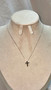 Cross 18k White Gold Necklace