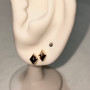 Dia 18k Gold Stud Earrings