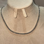 Vira Silver 5.0ct Moissanite Tennis Necklace