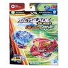 HASBRO Gilded Nemesis N7 & Red Salvage Valtryek Rashad V7 Beyblade Burst DB QuadDrive Dual Pack F4491