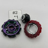 TAKARA TOMY Arc Bahamut / Balkesh 2Bump Atomic God Customize Set Burst Beyblade B-98 [USED]