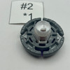 TAKARA TOMY Earth Eagle / Aquila 145WD Mold Two Beyblade Metal Fight / Metal Fusion BB-47 [USED]