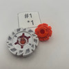 TAKARA TOMY Mad Cancer / Gasher CH120FS Random Booster Light Vol. 1 Metal Fight / Metal Fusion Beyblade BB-31 [USED]