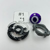 TAKARA TOMY Dark Deathscyther / Doomscizor Force Jaggy Burst Beyblade B-42 [USED]
