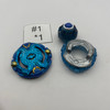 TAKARA TOMY Shadow Orichalcum Blue Custom Combo Burst Beyblade BG-11 01 [USED]