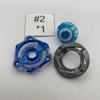 TAKARA TOMY Valkyrie / Valtreyk Wing Accel Start Dash Set Burst Beyblade B-08 [USED]