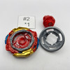 TAKARA TOMY Zest Achilles Illegal Quattro'-4 Burst Beyblade B-201 [USED]