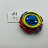 TAKARA TOMY Astral Hello Kitty Over Revolve' Burst DB Beyblade B-00 [USED]